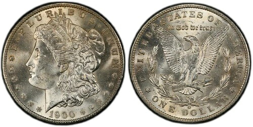 1900-O モルガン・ダラー 1ドル PCGS MS64 VAM 15 ダブルスター トップ100 トゥルービュー (D246)