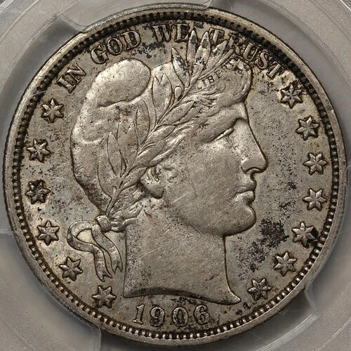 1906年バーバーハーフドル PCGS XF-45｜WORLD RESOURCE【QUEEN店】