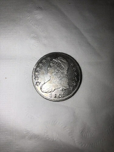1809年製キャップドバストシルバーハーフドル