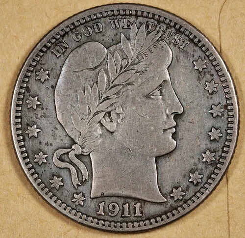 1911-d バーバー・クォーター。VF. 197791｜WORLD RESOURCE【QUEEN店】