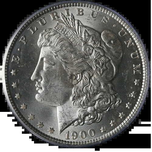 1900-O モルガン銀貨 PCGS MS64 ブラストホワイト ナイスストライク 在庫あり