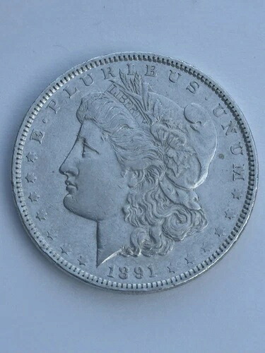 1891-P モルガン銀貨 - ナイスフィールズ＆ハイグレード - 未使用