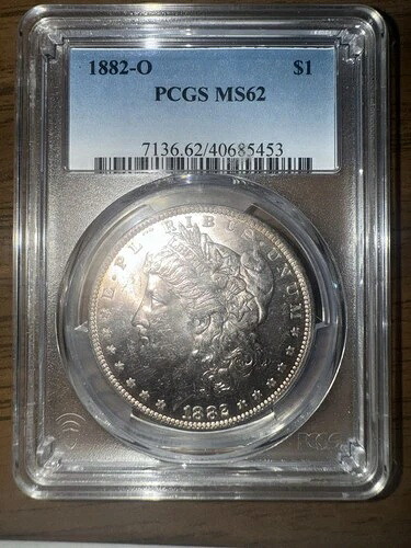 1882-O | PCGS MS62 | モルガン銀貨 | 1ドル硬貨 | T-224