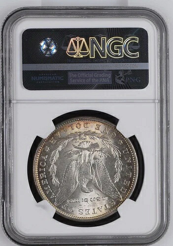 1885 O $1 アメリカ合衆国 モルガンドル MS 63 NGC グレード 56,100円