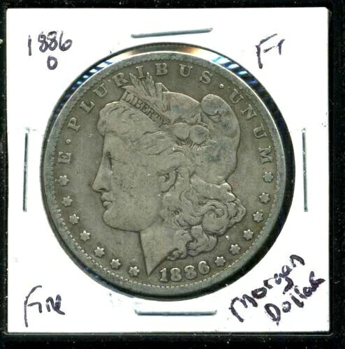 1886年 モルガン・ダラー 100セント アメリカン 90%シルバー 米国 $1 US 良品 コイン #3116