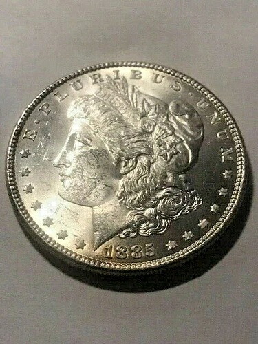 1885-P モルガン銀貨 Unc++ #17562