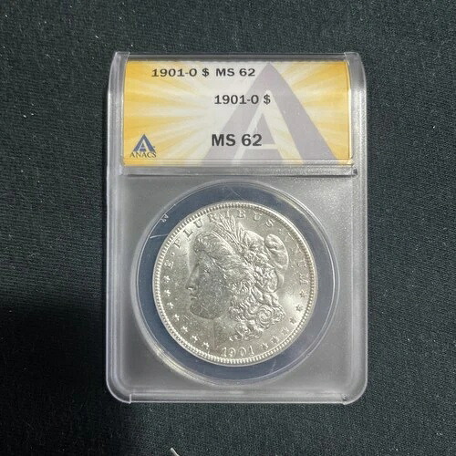 1901年 O モーガン シルバードル ANACS MS 62-