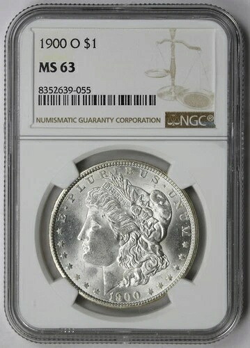 1900年-O モーガンドル $1 MS 63 NGC-