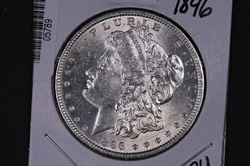 1896年モルガン銀貨、ジェムミントステート未流通コイン、ストア番号DR0080