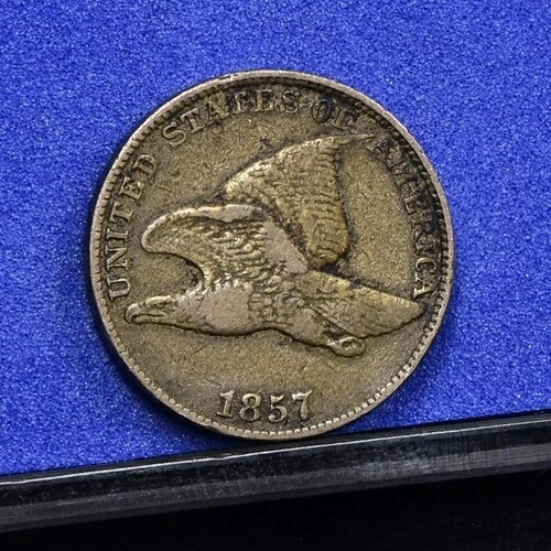 1857年 フライングイーグルセント - VF (#58204-L)