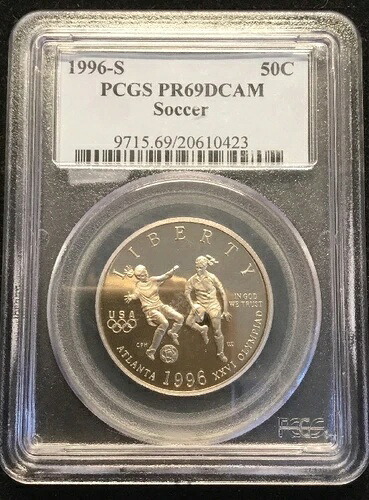 71996-S サッカーハーフ PCGS PR69DCAM #