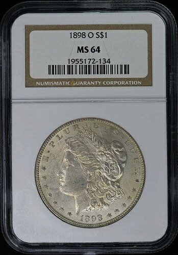 1898-O モルガン・ダラー S$1 NGC MS64
