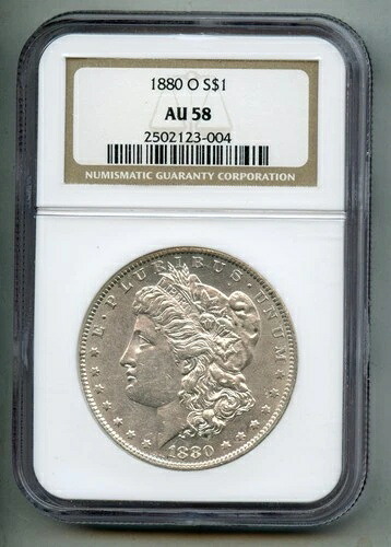 1880年 O モーガンシルバードル NGC AU 58-｜WORLD RESOURCE【QUEEN店】