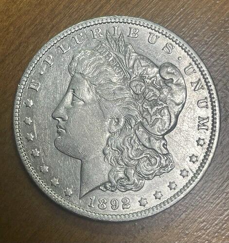1892-O モルガン・シルバー・ダラー銀貨、チョイス XF 優良日付 42,185円