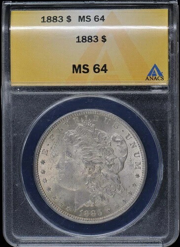 1883年 1ドル モルガン・ダラー ANACS MS64