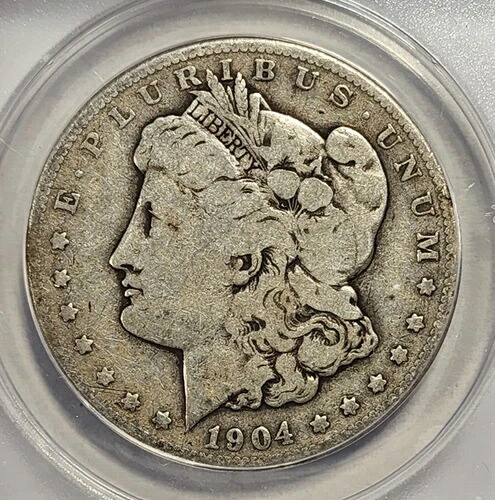 1904年-S モーガンシルバードル ANACS VG8 (G805)-