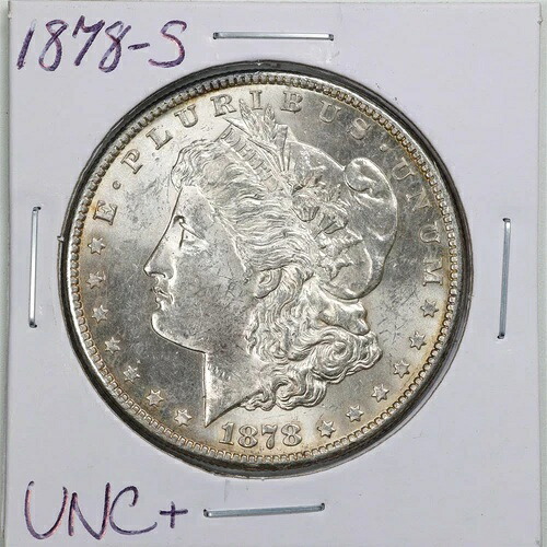 1878-S 1ドルモルガン銀貨（UNC+コンディション）#4353 42,185円