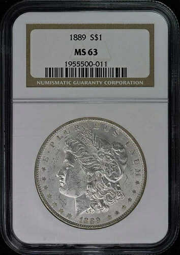 1889年 モルガン・ダラー S$1 NGC MS63｜WORLD RESOURCE【QUEEN店】