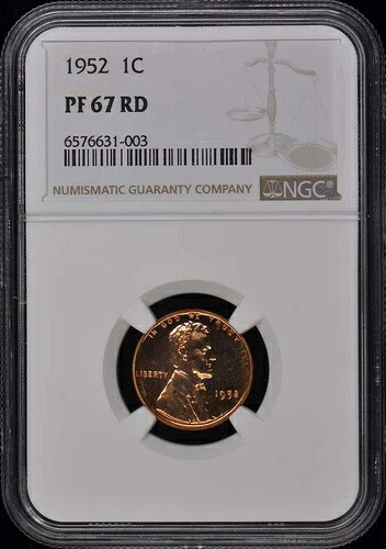 1952年 ウィート リバース リンカーン セント(プルーフ)1C NGC PR67RD-|WORLD RESOURCE【QUEEN店】