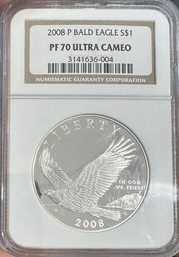 2008年 P 現代記念 ハクトウワシ NGC PF-70 ウルトラカメオ｜WORLD RESOURCE【QUEEN店】
