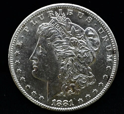 1881年-Sモーガンシルバードル#EB11364-|WORLD RESOURCE【QUEEN店】