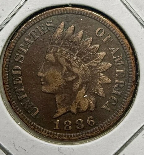 1886年 タイプ2 インディアンヘッドセント ? 希少な種類 ? 鮮明なディテール｜WORLD RESOURCE【QUEEN店】