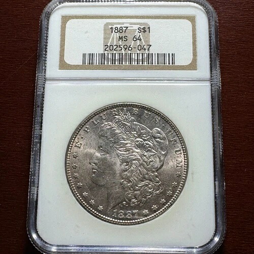 1887年 モーガンシルバードル NGC MS64 96047-