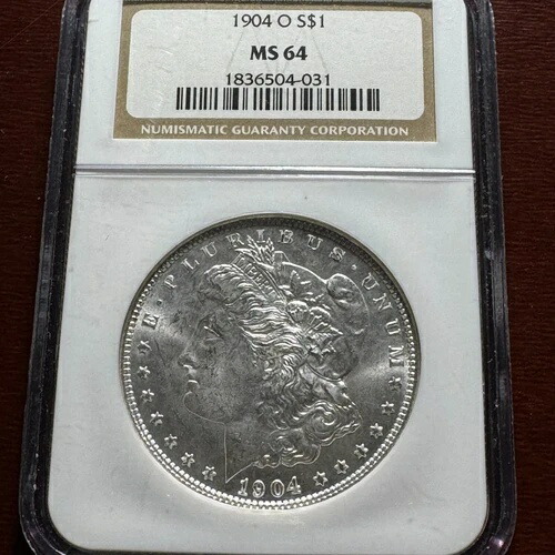 1904年-O モーガンシルバードル NGC MS64 04031-