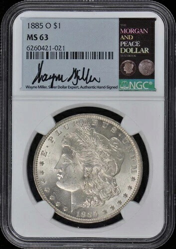 1885年-O モーガンドルS $1 NGC MS63-|WORLD RESOURCE【QUEEN店】