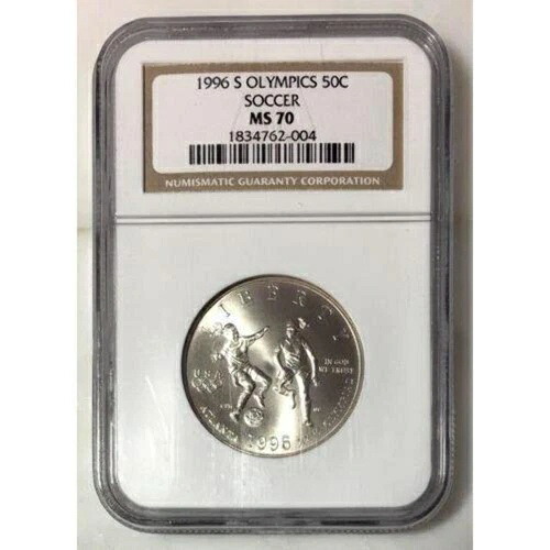 1996年 S オリンピックサッカーハーフドル NGC MS70 *** 改訂 Tye\'s Stache ** * #200489-｜WORLD RESOURCE【QUEEN店】