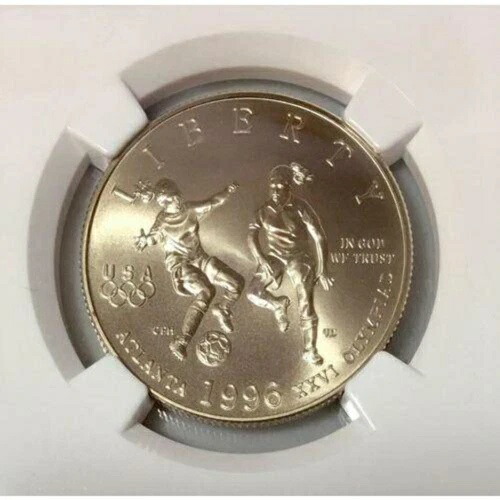 1996年 S サッカー ハーフダラー NGC MS70 ***Rev Tye's Coin Stache*** #000389 42,185円