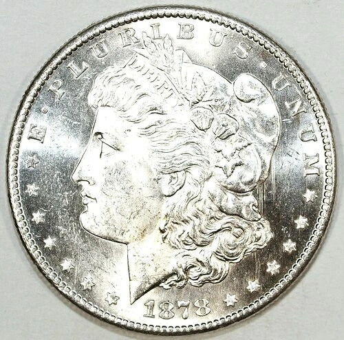 1878年 S モーガン銀貨 ☆☆ 未流通 ☆☆ セットに最適 111