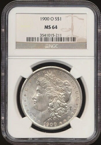 1900年-O モーガンシルバードル NGC MS 64-|WORLD RESOURCE【QUEEN店】