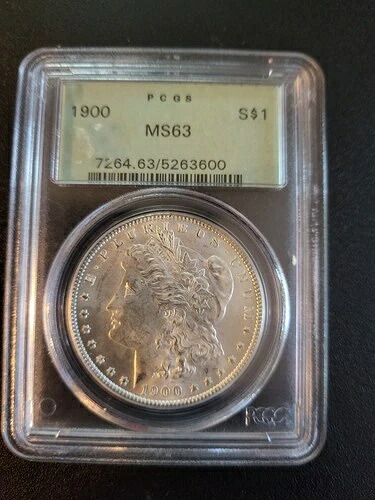 1900年 モルガン銀貨 1ドル MS 63 PCGS