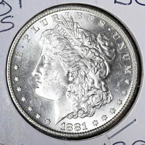 1881-S モルガン銀貨 超派手な BU UNC MS アウトレイジ ブレザー!! E714 GHM|WORLD RESOURCE【QUEEN店】
