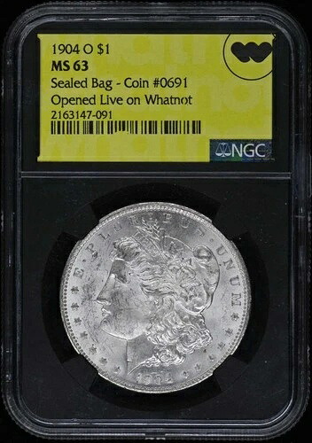 1904年-O モーガンドルS $1 NGC MS63-|WORLD RESOURCE【QUEEN店】