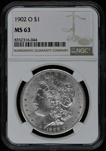 1902-O モルガン・ダラー S$1 NGC MS63｜WORLD RESOURCE【QUEEN店】