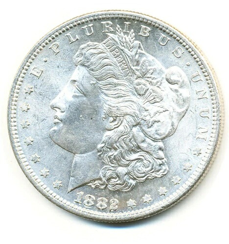 米国コイン 1882S モルガン・ダラー ..................C10030|WORLD RESOURCE【QUEEN店】