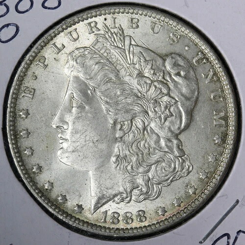 1888-O モルガン銀貨 BU *未流通* MS E347 KGMM