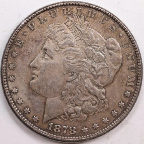 1878年モルガン・ダラー、ミントステート未流通コイン、ストア番号DR0822|WORLD RESOURCE【QUEEN店】