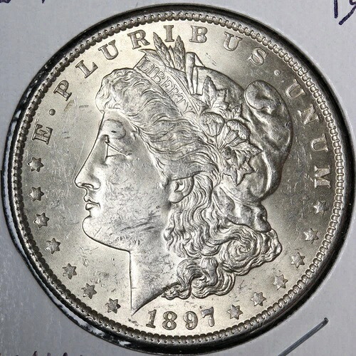 1897年 モルガン銀貨 BU *未流通* MS E379 DUHH｜WORLD RESOURCE【QUEEN店】
