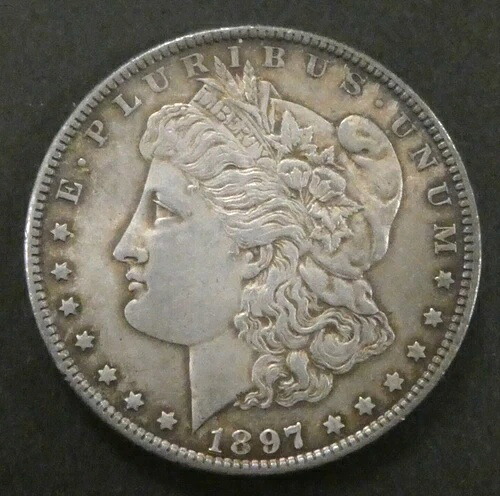 1897年 1ドル モルガン銀貨 米国造幣局|WORLD RESOURCE【QUEEN店】