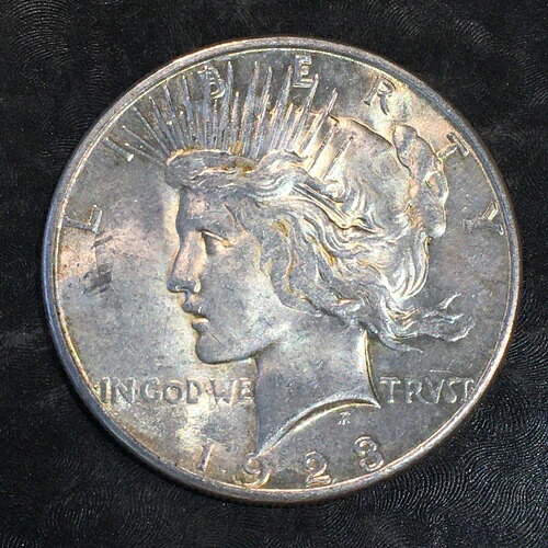 1923-S ピース銀貨 - 高品質スキャン #N785