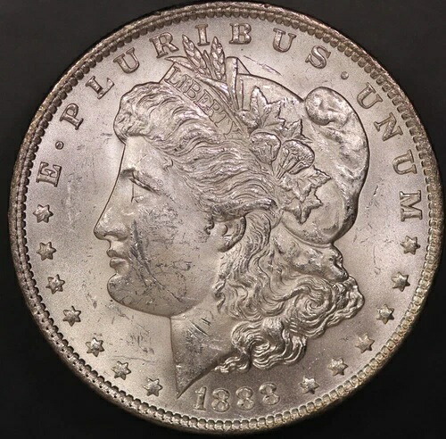 1888年 モーガン シルバー ドル フレッシュ古いコレクションから-ロット 8372-｜WORLD RESOURCE【QUEEN店】