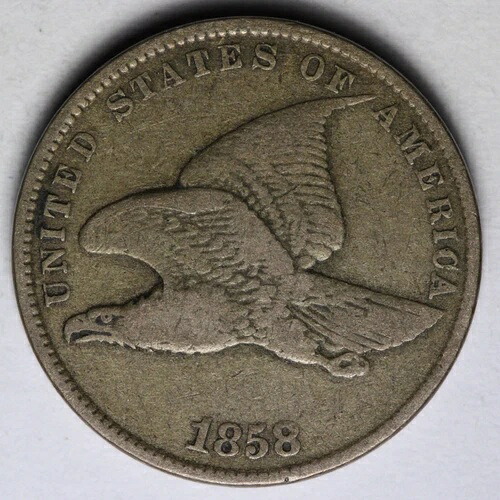 1858年 S.L. フライングイーグル セントペニー XF E103 WXHM-｜WORLD RESOURCE【QUEEN店】
