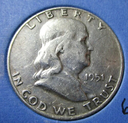 1951D フランクリン ハーフダラー 160-81C6｜WORLD RESOURCE【QUEEN店】 42,185円