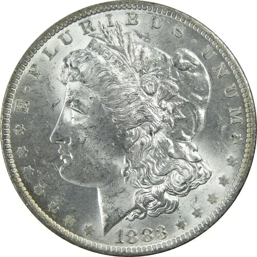 1883年 O モルガン・ダラー 未流通銀貨 1ドル トーン SKU:I13205