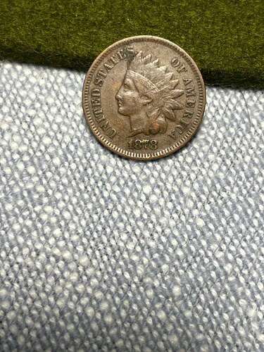 (#101273) インディアン ヘッド セント: 1878 年。VF。日付に損傷の斑点あり。|WORLD RESOURCE【QUEEN店】