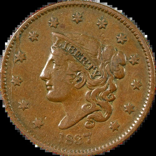 1837年製ラージセント - Choice+ Executive Coin Companyのお買い得品｜WORLD RESOURCE【QUEEN店】