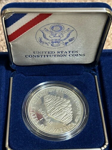 1987年米国憲法記念銀貨 NGC 新品未開封|WORLD RESOURCE【QUEEN店】